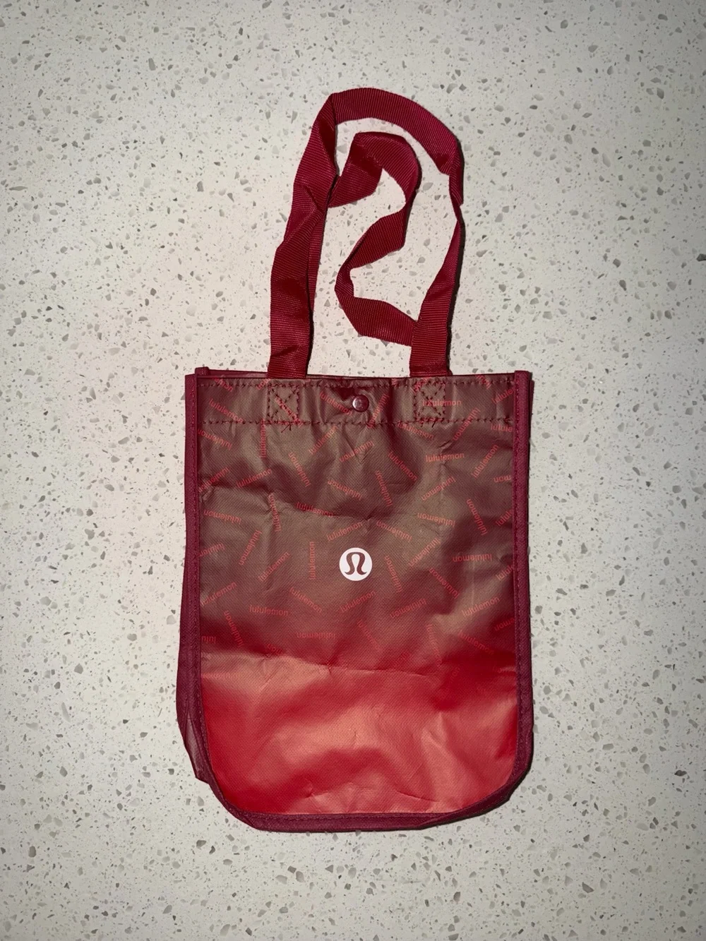 lululemon athletica Red Ombre Logo Tote